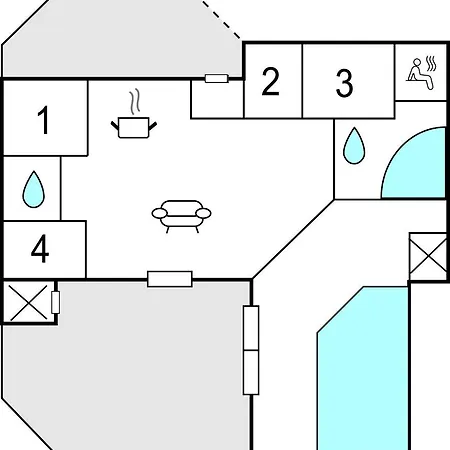 Holiday home Lovely In With Indoor Swimming Pool